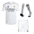 Real Madrid Home Soccer Jersey Kit Authentic 2024/25 (Jersey+Shorts+Socks) - Football Shirt | SmartJerseys | Official Quality