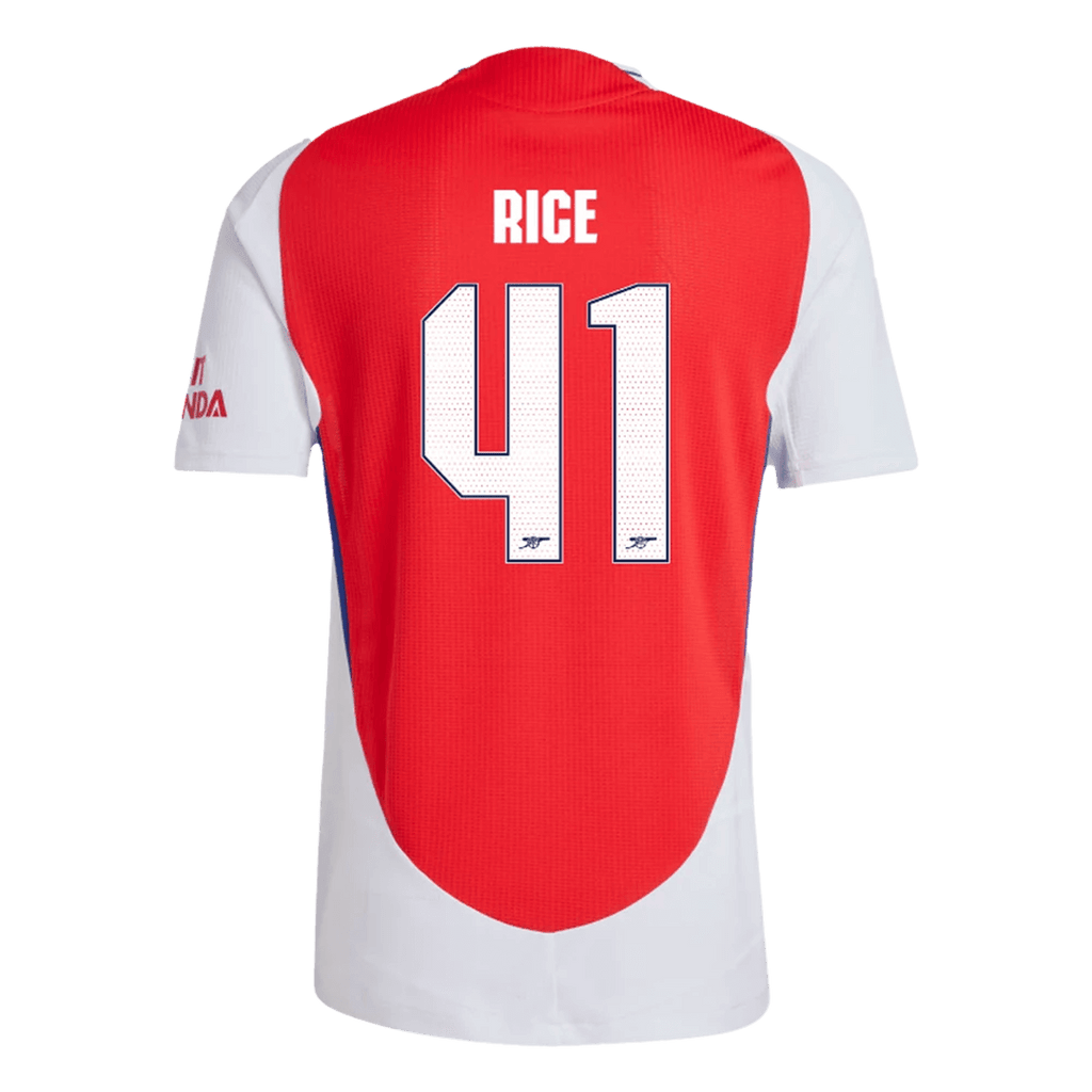 Arsenal RICE #41 Home Soccer Jersey Authentic 2024/25 - UCL Edition