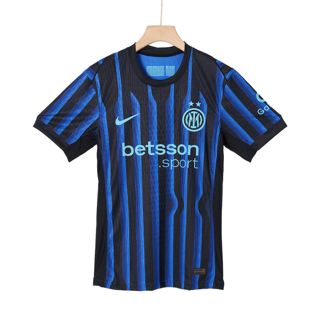 DUMFRIES #2 Maillot domicile authentique de l'Inter Milan 2025/26 Bleu et Noir