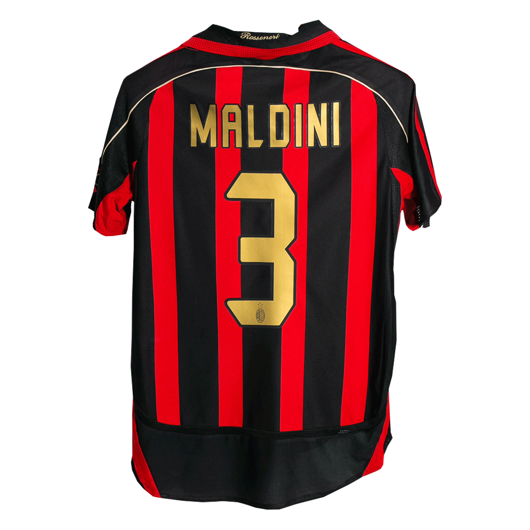AC Milan MALDINI #3 Home Jersey Retro 2006/07 - Football Shirt | SmartJerseys | Official Quality