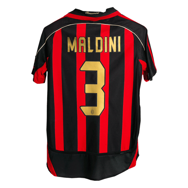 AC Milan MALDINI #3 Home Jersey Retro 2006/07 - Football Shirt | SmartJerseys | Official Quality