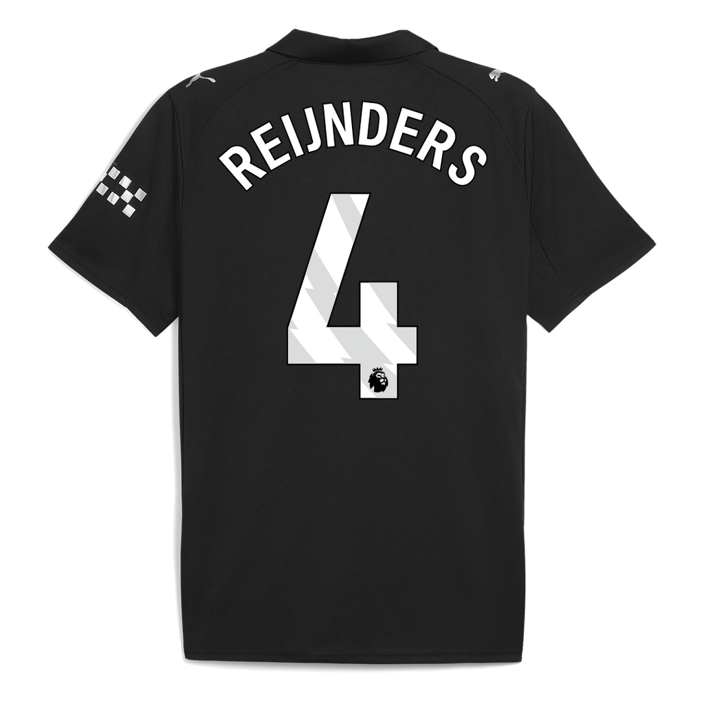 Manchester City REIJNDERS #4 Away Soccer Jersey 2025/26