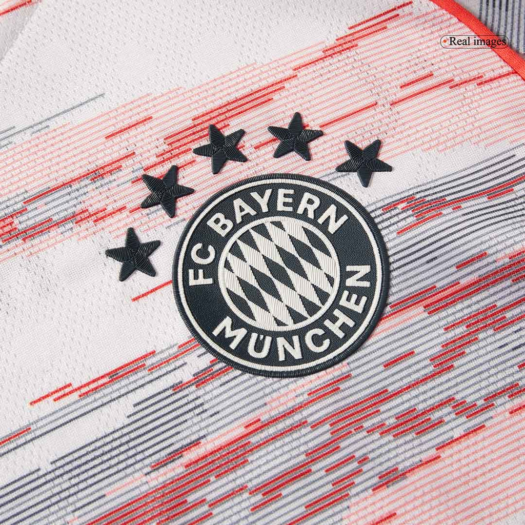 UPAMECANO #2 Authentic Bayern Munich Away Soccer Jersey 2025/26 White