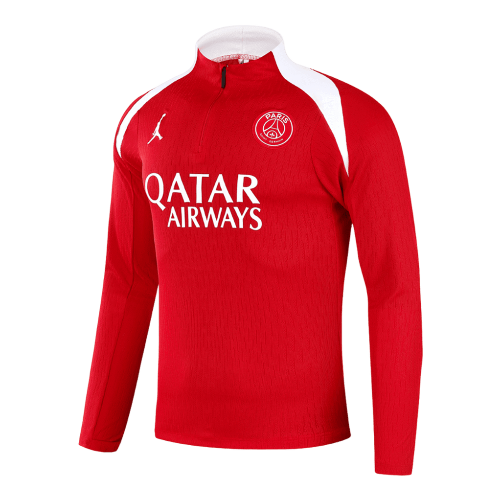 2025/26 PSG Sweatshirt Kit - Red (Top+Pants)
