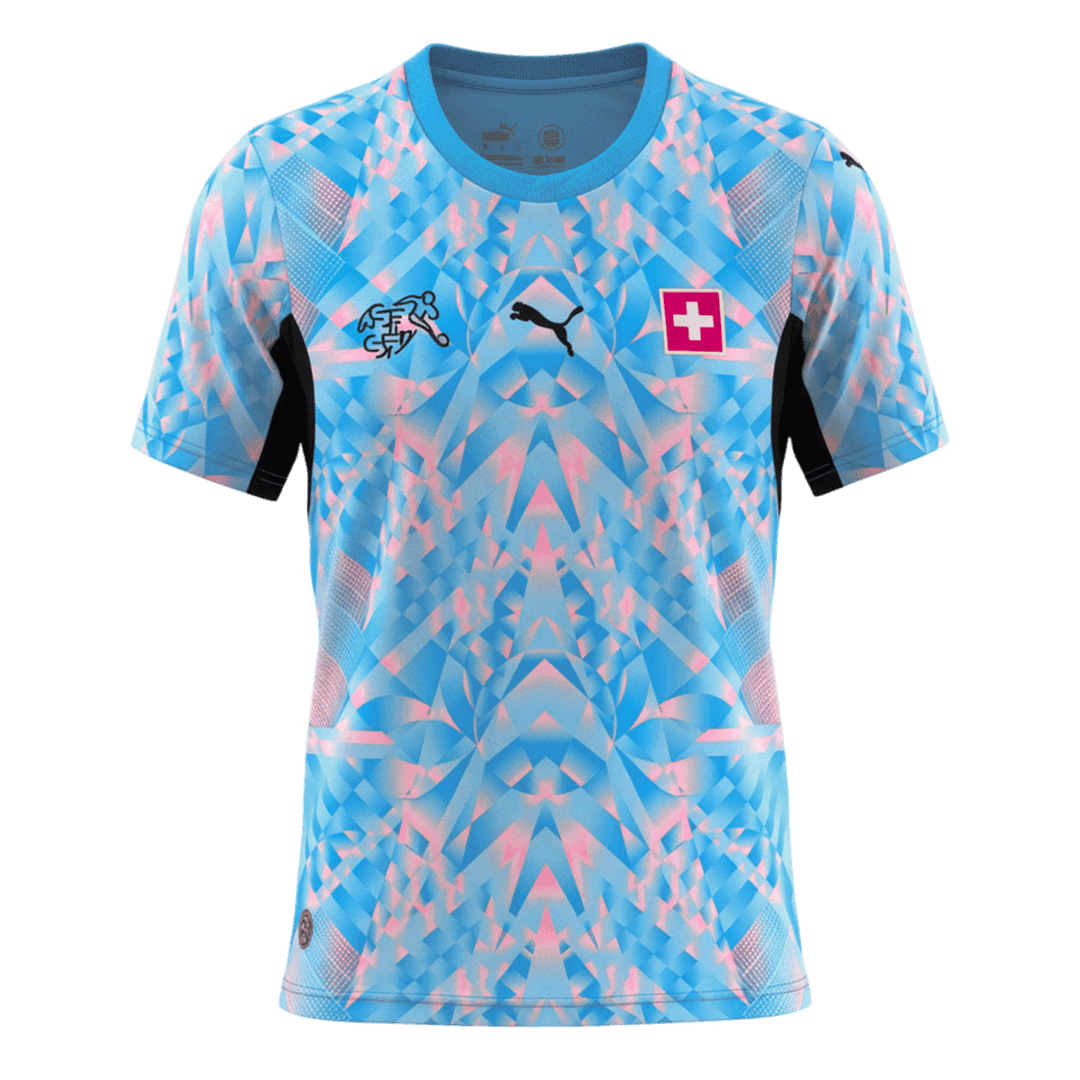 Switzerland Away Soccer Jersey World Cup 2026 Blue - Football Shirt | SmartJerseys | Official Quality
