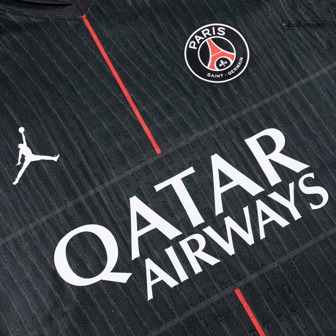 Player Version PSG Fourth Soccer Jersey 25/26 Black