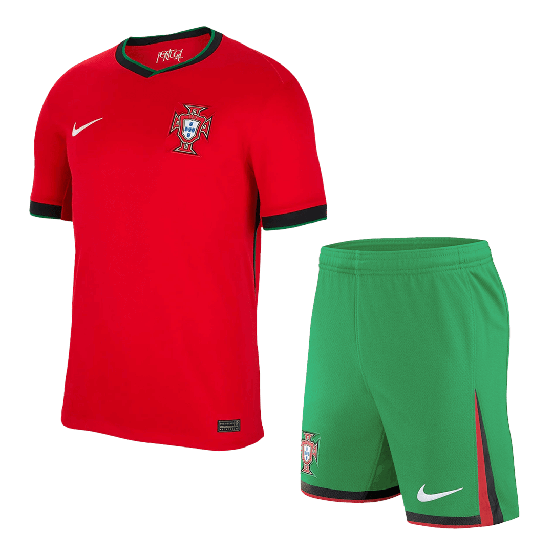 Portugal Home Jersey Kit EURO 2024 (Jersey+Shorts) - Football Shirt | SmartJerseys | Official Quality