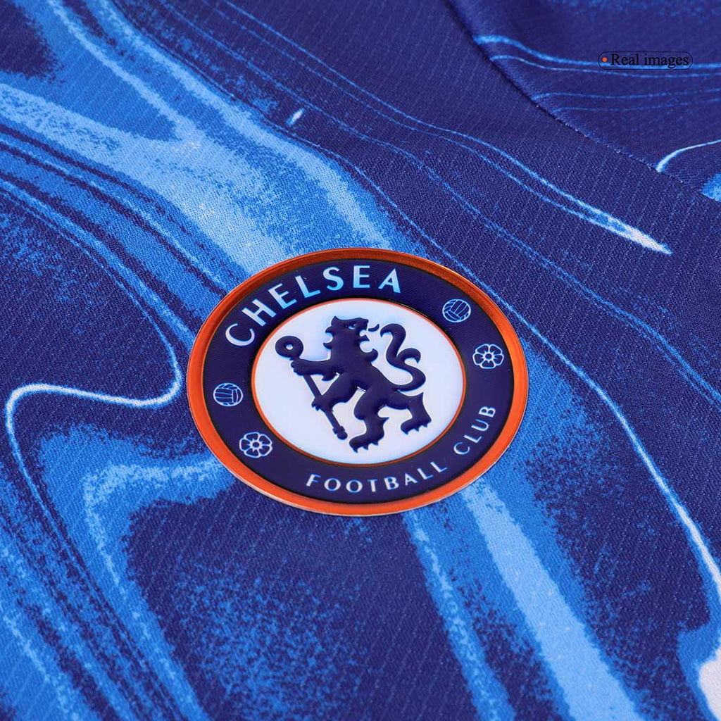 Kit de camiseta local del Chelsea 2024/25 para niños (camiseta y pantalones cortos)