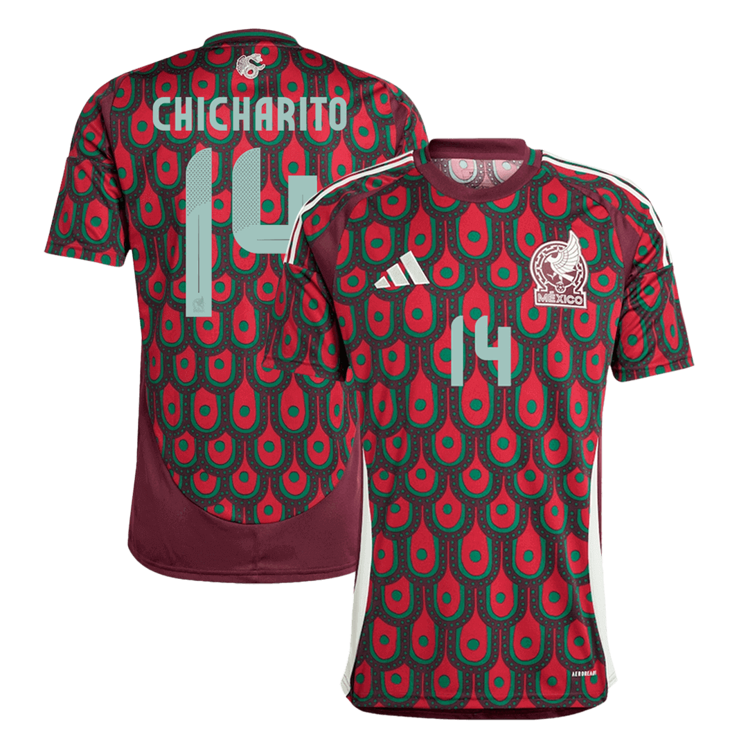 Mexico CHICHARITO #14 Home Jersey Copa America 2024 - Football Shirt | SmartJerseys | Official Quality