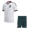 Mexico Away Soccer Jersey Kit (Jersey+Shorts) World Cup 2026 White