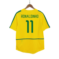 Brazil RONALDINHO #11 Home Soccer Jersey Retro 2002/03 - Football Shirt | SmartJerseys | Official Quality