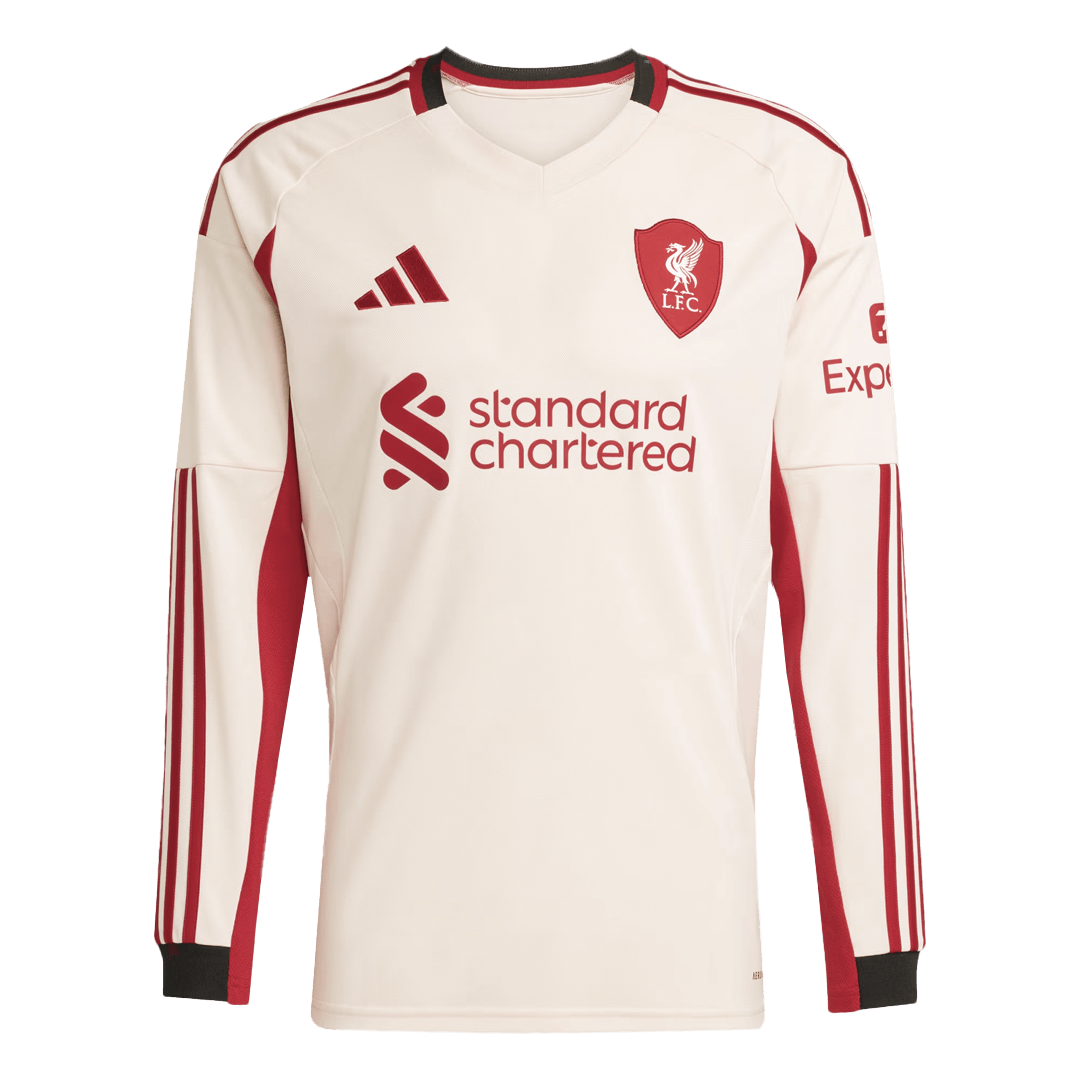 Liverpool Away Soccer Jersey Retro 2025/26 - Long Sleeve - Football Shirt | SmartJerseys | Official Quality