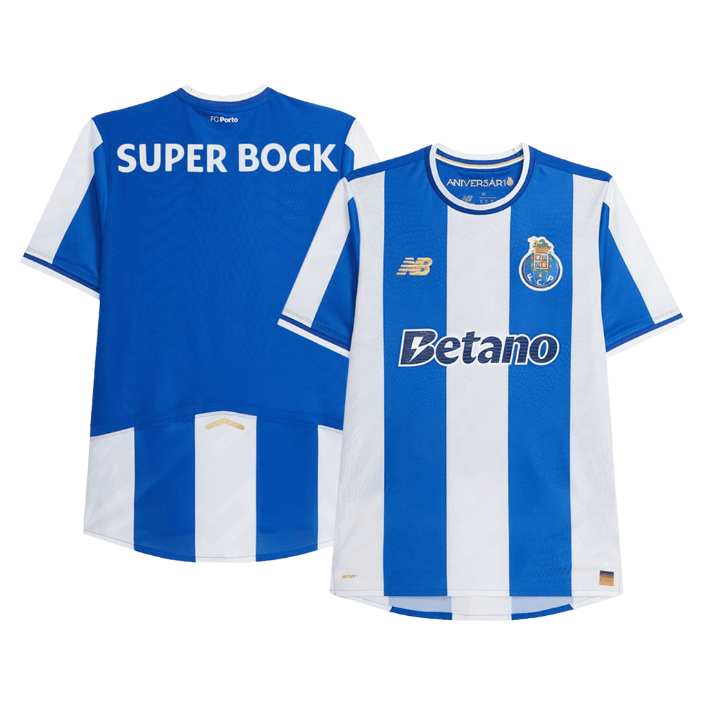 Maillot domicile authentique du FC Porto 25/26 Blanc et bleu