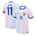 OLISE #11 France Euro Away Soccer Jersey 2024 White - Football Shirt | SmartJerseys | Official Quality