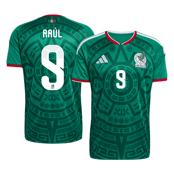 Raúl#9 Mexico Home Soccer Jersey World Cup 2026 Green - Football Shirt | SmartJerseys | Official Quality