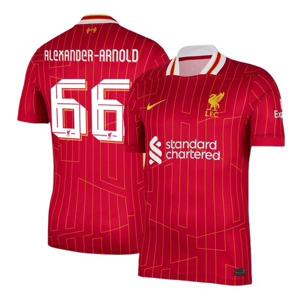 Liverpool ALEXANDER-ARNOLD #66 Home Soccer Jersey 2024/25 - UCL Edition - Football Shirt | SmartJerseys | Official Quality