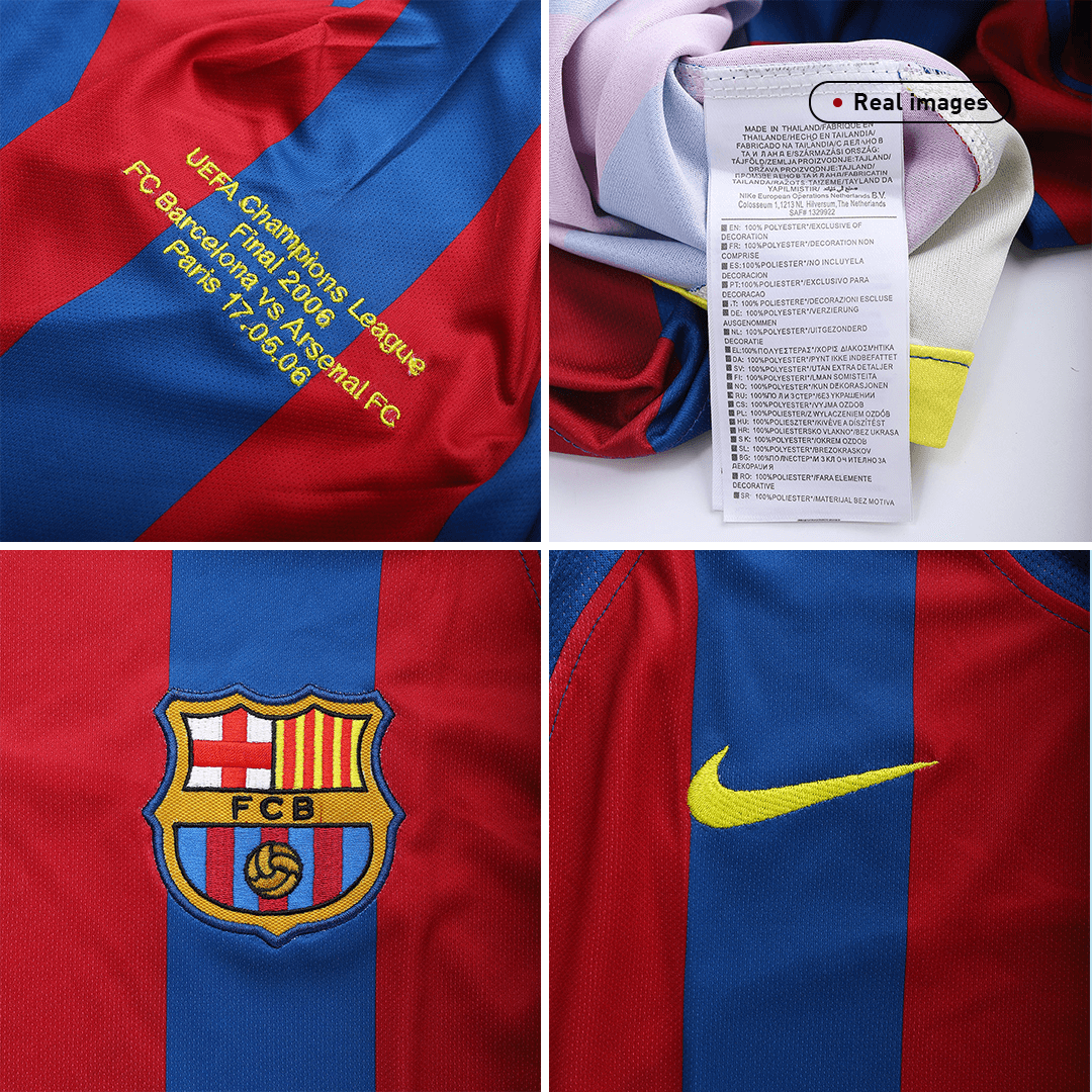 Camiseta Retro Barcelona Local 2005/06 - Final UCL