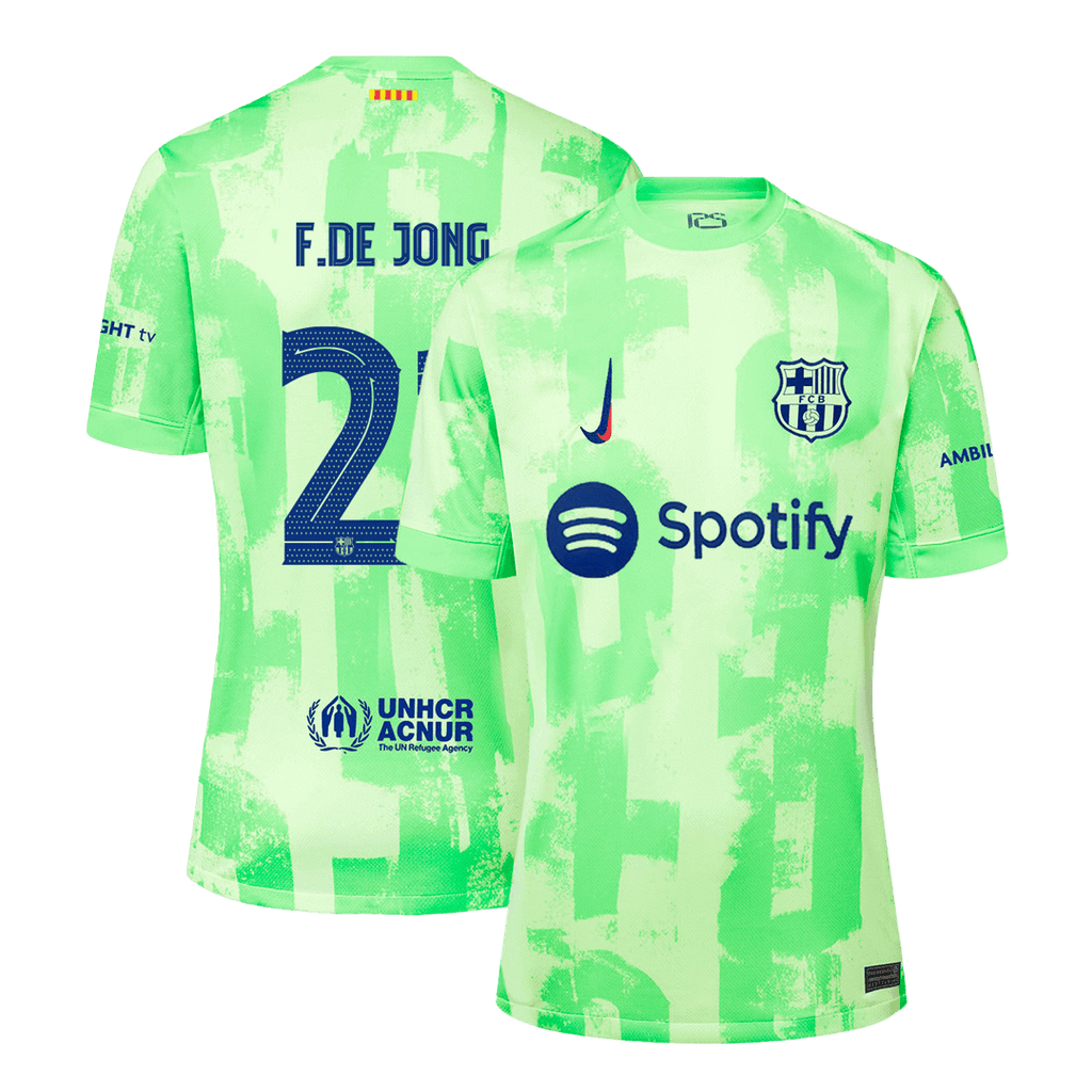 Barcelona F.DE JONG #21 Third Away Jersey 2024/25 - UCL Edition - Football Shirt | SmartJerseys | Official Quality