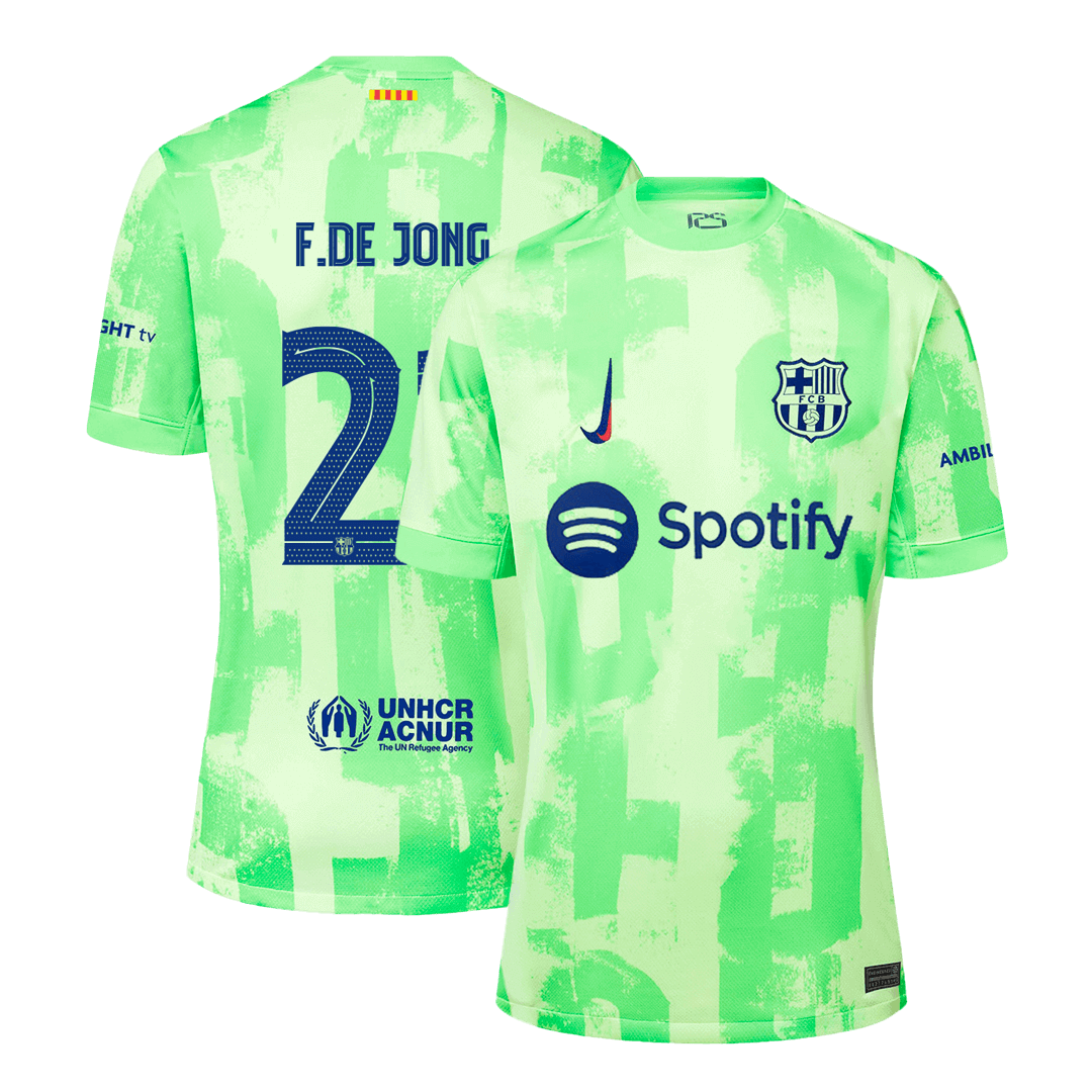 Barcelona F.DE JONG #21 Third Away Jersey 2024/25 - UCL Edition - Football Shirt | SmartJerseys | Official Quality