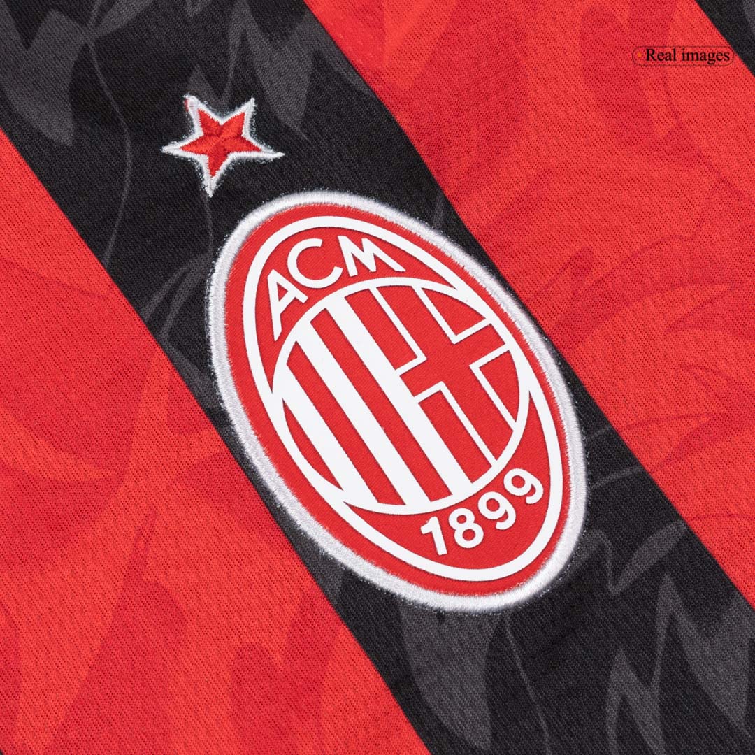 Maillot domicile manches longues de l'AC Milan 2025/26