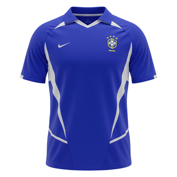 Brazil Away Soccer Jersey Retro 2002 - Football Shirt | SmartJerseys | Official Quality