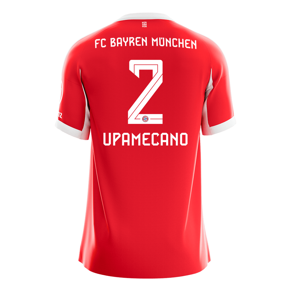 Bayern Munich UPAMECANO #2 Home Soccer Jersey 2025/26