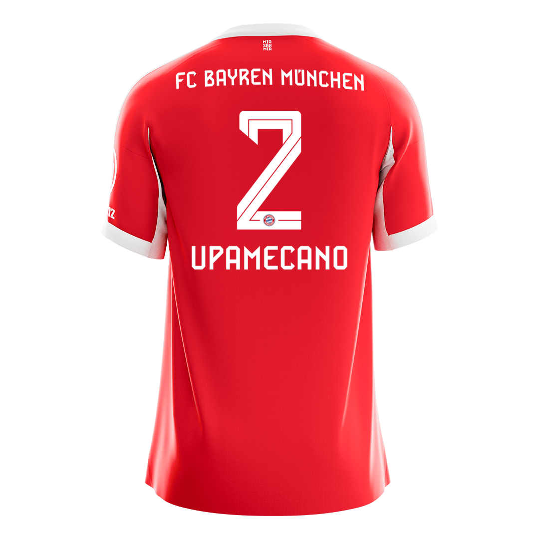 Bayern Munich UPAMECANO #2 Home Soccer Jersey 2025/26