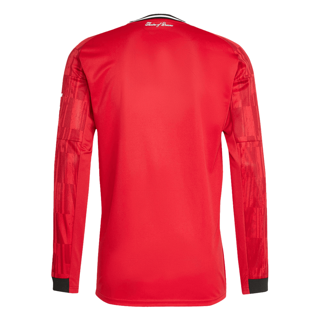 Manchester United Long Sleeve Home Soccer Jersey 2025/26