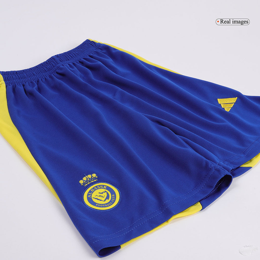 Camiseta de fútbol local Al Nassr RONALDO #7 2024/25 para niños (camiseta y pantalones cortos) - ACL