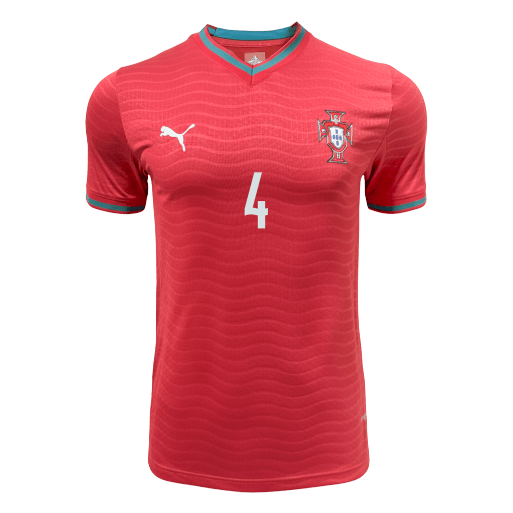 Portugal RÚBEN DIAS #4 Home Soccer Jersey Authentic 2026