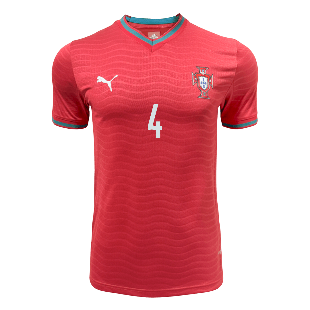 Portugal RÚBEN DIAS #4 Home Soccer Jersey Authentic 2026