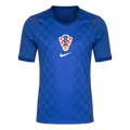 Camiseta de fútbol visitante de Croacia para la Copa Mundial 2026, azul