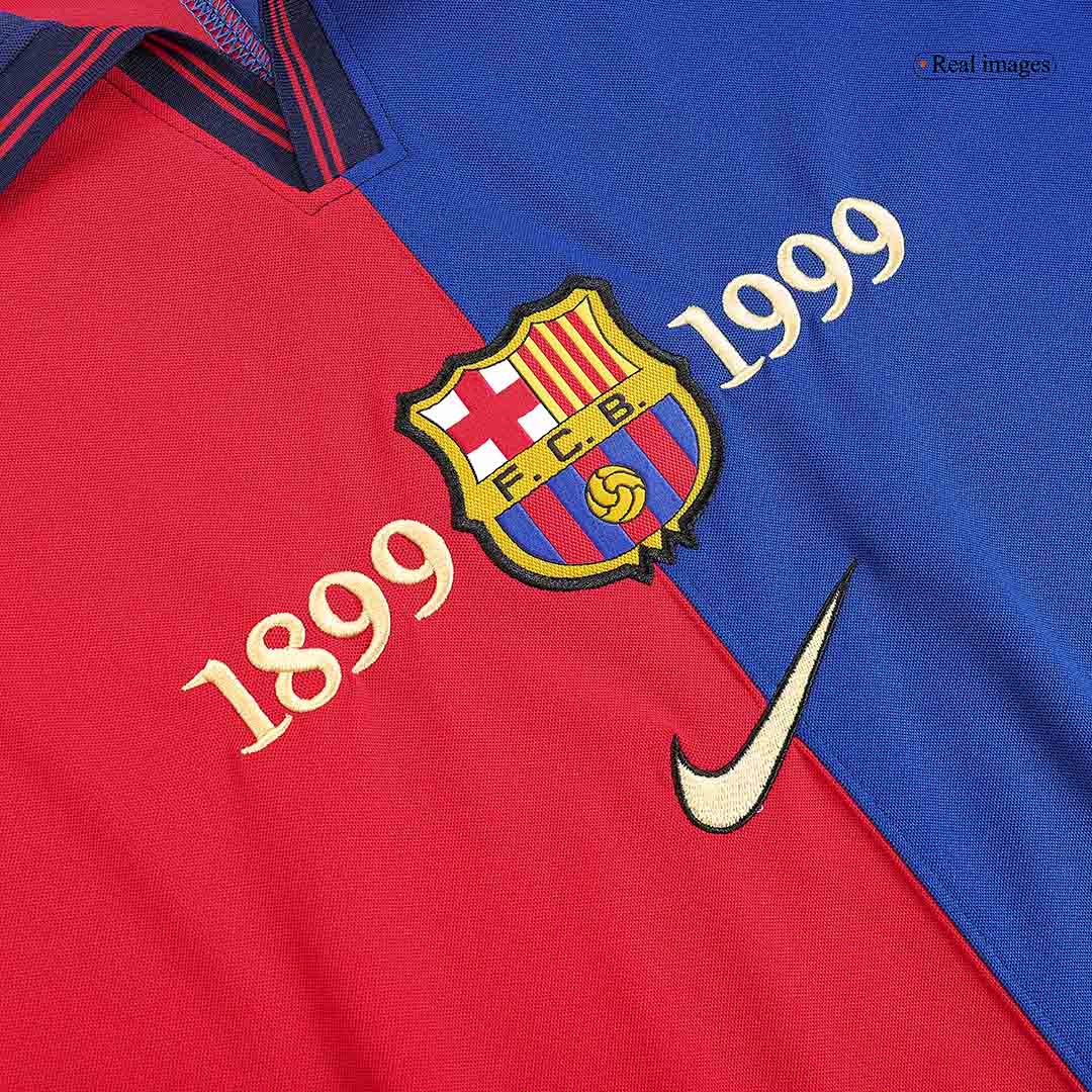 Barcelona GUARDIOLA #4 Home Soccer Jersey Retro 1999/00 - 100th Anniversary