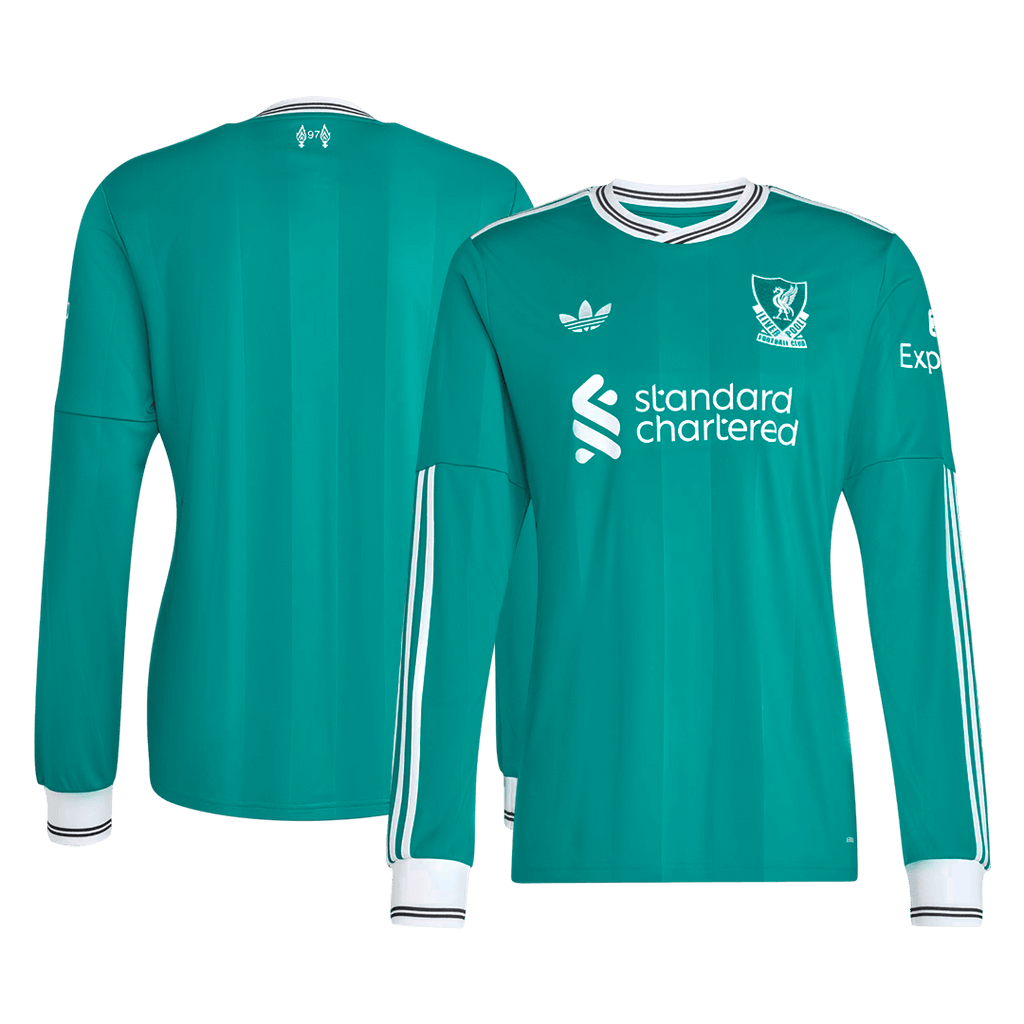 Liverpool Long Sleeve Third Away Soccer Jersey 2025/26