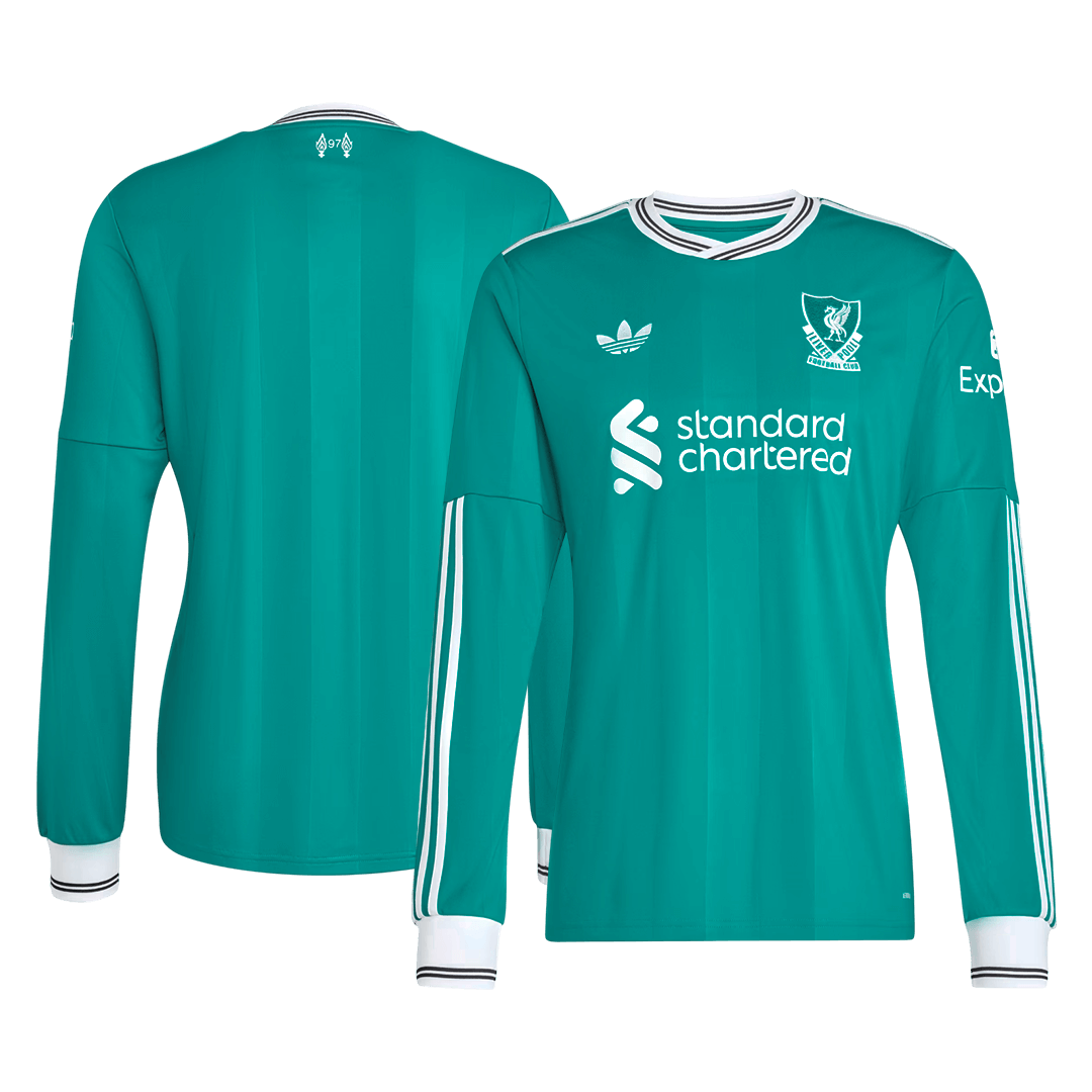 Liverpool Long Sleeve Third Away Soccer Jersey 2025/26