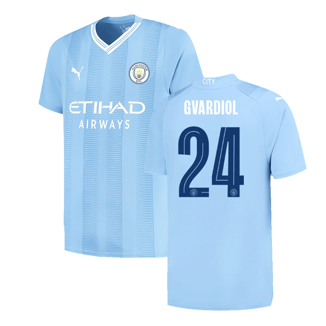 Manchester City GVARDIOL #24 Home Jersey 2023/24 - UCL Edition - Football Shirt | SmartJerseys | Official Quality