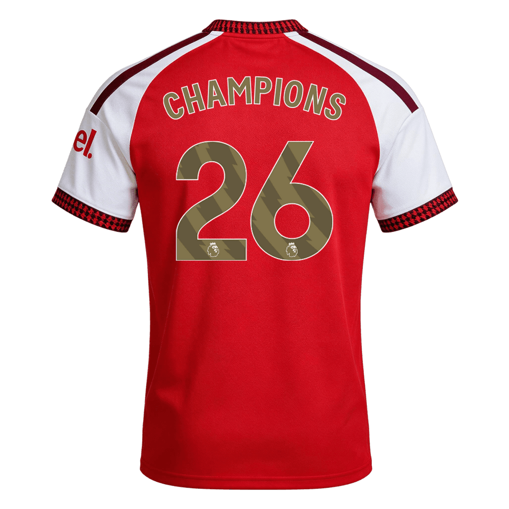 Arsenal CHAMPIONS #26 Home Soccer Jersey 2026/27