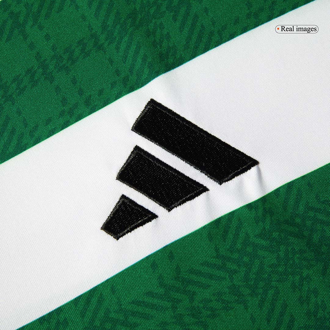 Camiseta de fútbol local del Celtic 2025/26 verde y blanco
