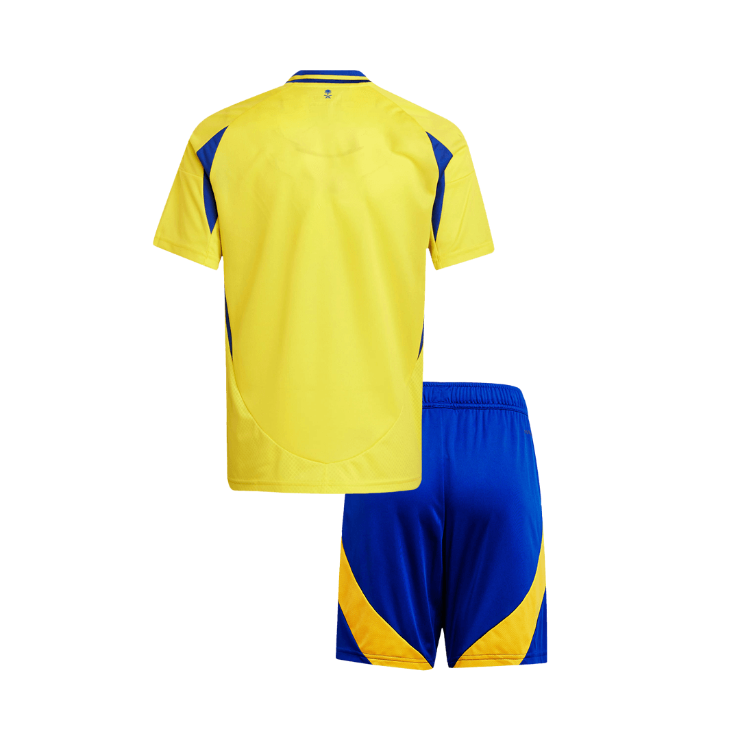 Ensemble maillot domicile Al Nassr 2024/25 pour enfants (maillot + short)