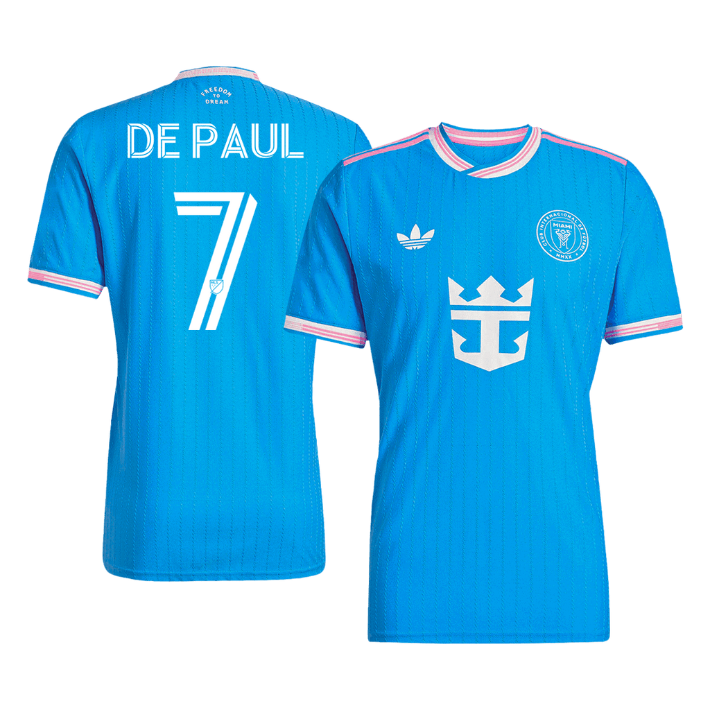 Inter Miami CF DE PAUL #7 Third Away Soccer Jersey Authentic 2025 - Football Shirt | SmartJerseys | Official Quality