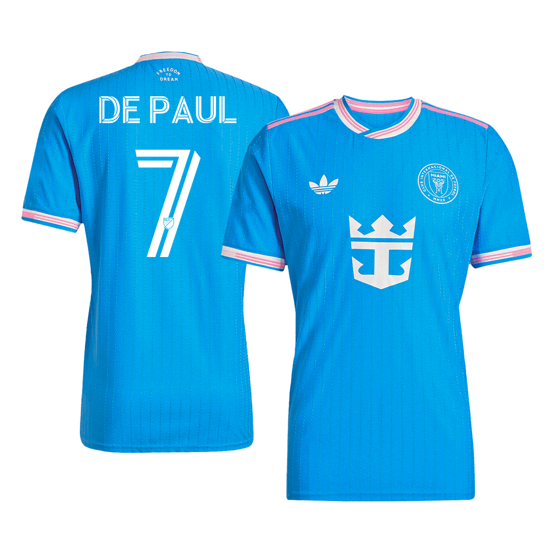 Inter Miami CF DE PAUL #7 Third Away Soccer Jersey Authentic 2025 - Football Shirt | SmartJerseys | Official Quality
