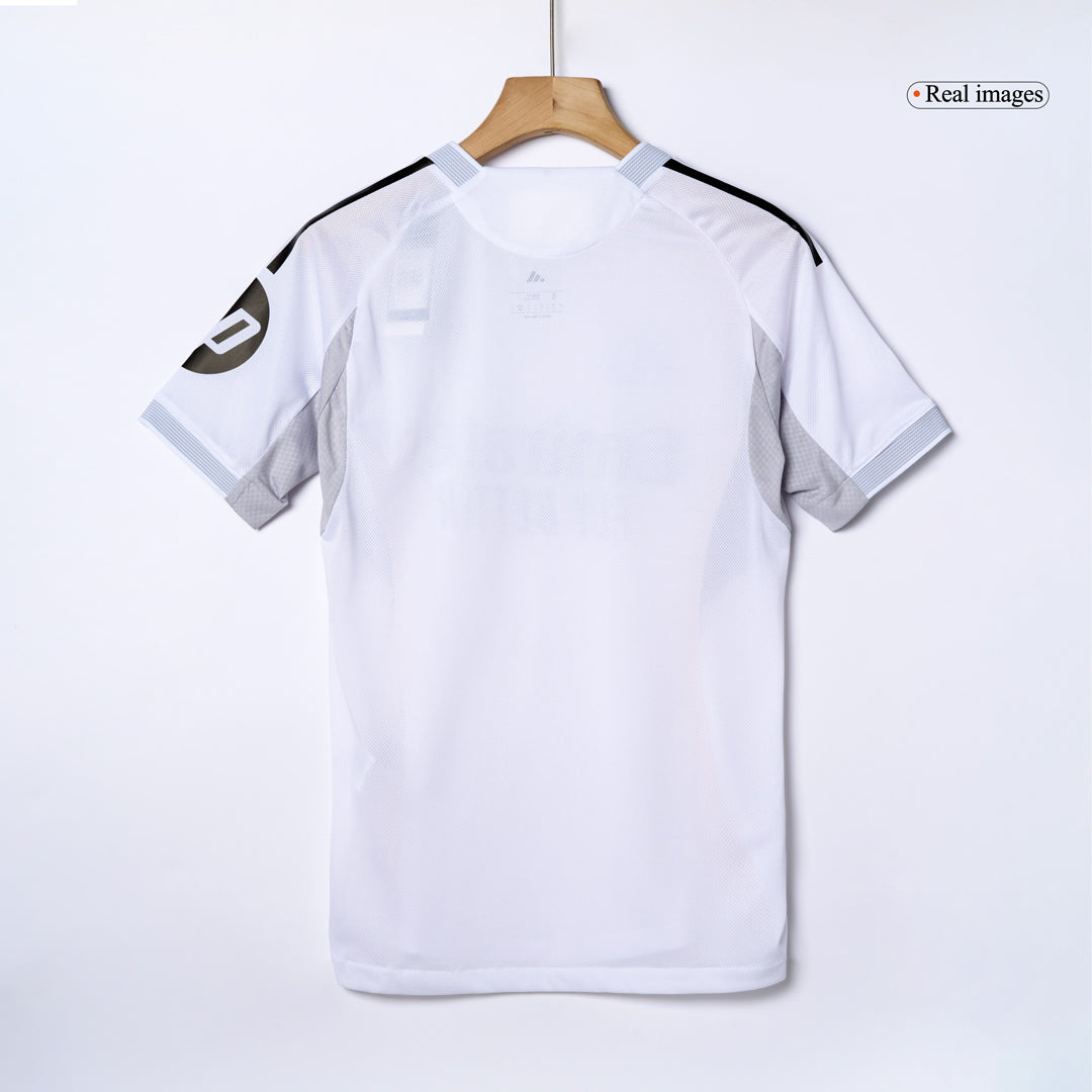 Camiseta de fútbol local auténtica del Real Madrid HUIJSEN #24 2025/26