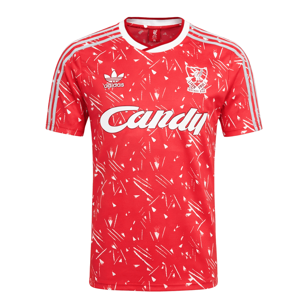 Liverpool Home Soccer Jersey Retro 1989/91