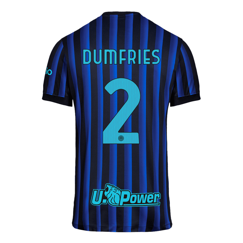 Camiseta de fútbol local DUMFRIES #2 del Inter de Milán 2025/26