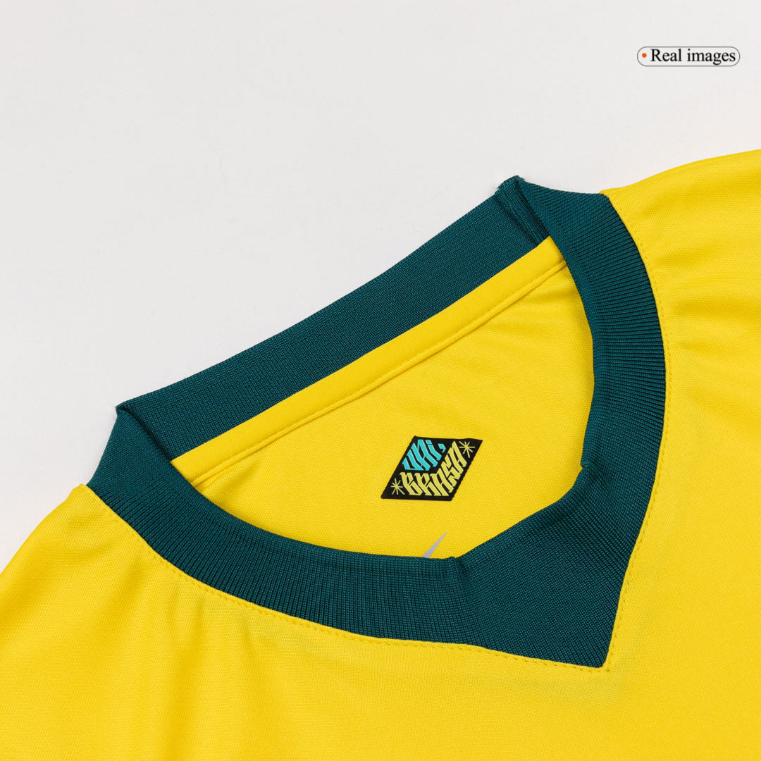 Camiseta de fútbol local de Brasil Copa Mundial 2026 Amarilla