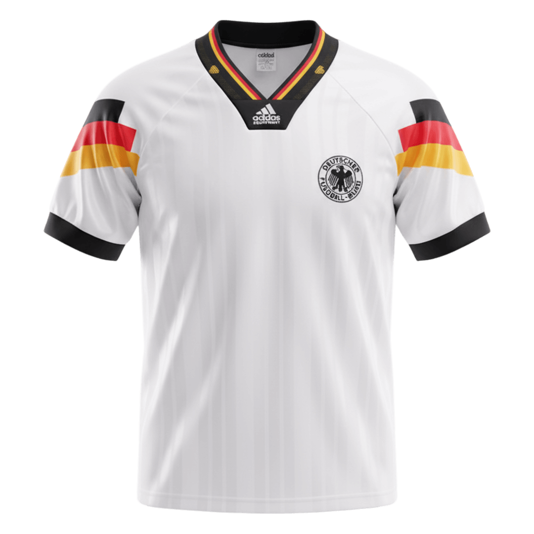 Germany Home Soccer Jersey Retro 1992 - Football Shirt | SmartJerseys | Official Quality