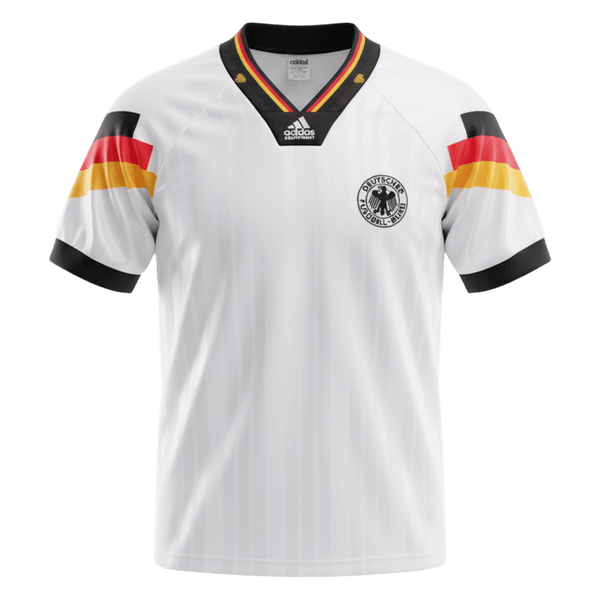 Germany Home Soccer Jersey Retro 1992 - Football Shirt | SmartJerseys | Official Quality