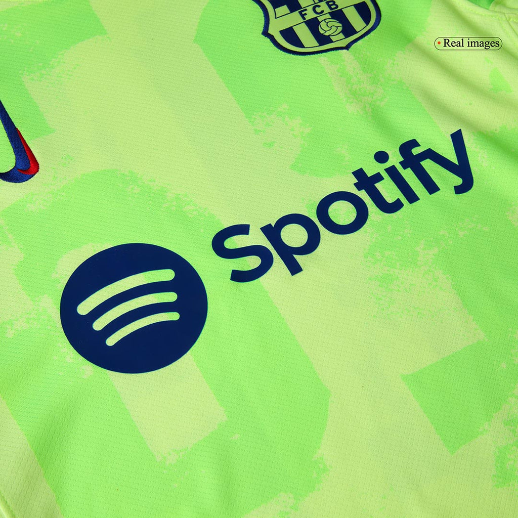 Barcelona Third Away Soccer Jersey Kit 2024/25 (Jersey+Shorts+Socks)