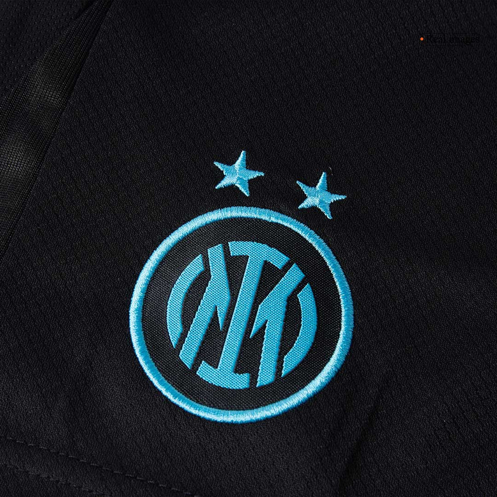 Camiseta de fútbol local del Inter de Milán 2025/26 para niños (camiseta y pantalón corto)