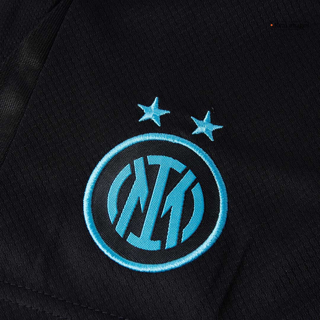 Camiseta de fútbol local del Inter de Milán 2025/26 para niños (camiseta y pantalón corto)